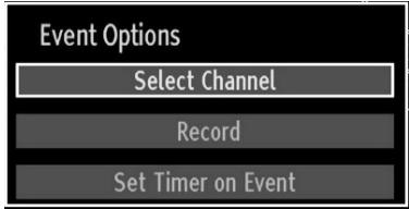 SHARP LC-24LE510E - Programme Options - 1