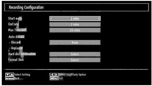 SHARP LC-24LE510E - Recording Configuration - 1