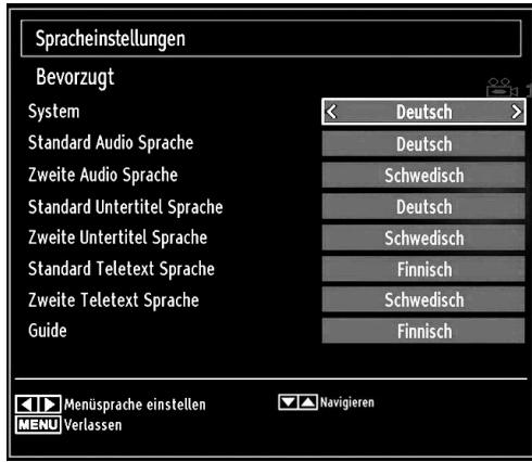 SHARP LC-24LE510E - Spracheinstellungen (Language Settings) - 1