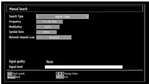 SHARP LC-24LE510E - Digital Aerial Manual Search - 2