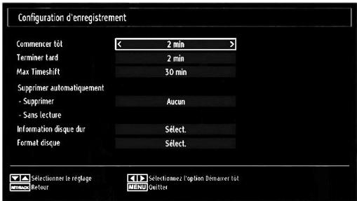 SHARP LC-24LE510E - Configuration Enregistrements - 1