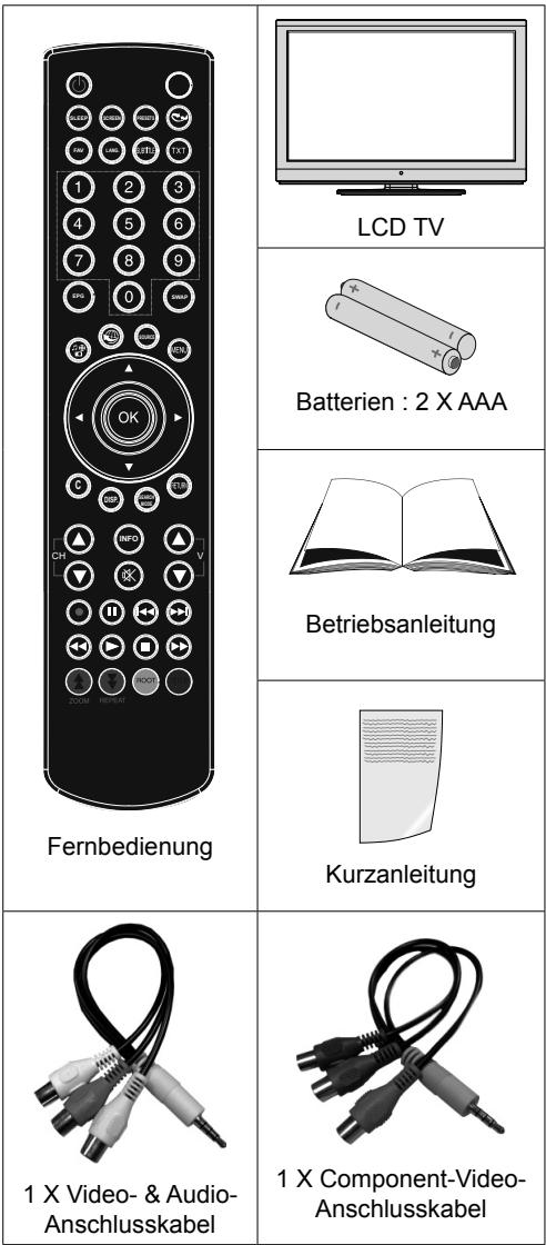 SHARP LC-24LE510E - Inhalt der Verpackungseinheit - 1
