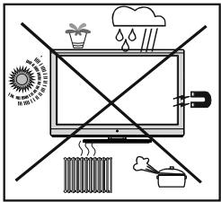 SHARP LC-24LE510E - Anschluss an ein TV-Verteilersystem (Kabel-TV etc.) über den Tuner: - 1