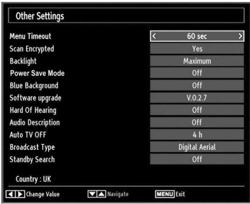 SHARP LC-24LE510E - Configuring Other Settings - 1