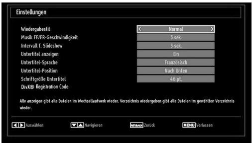 SHARP LC-24LE510E - Medienbrowser-Einstellungen - 1