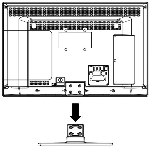 SHARP LC-24LE510E - Detachable Stand Uninstallation Method - 1