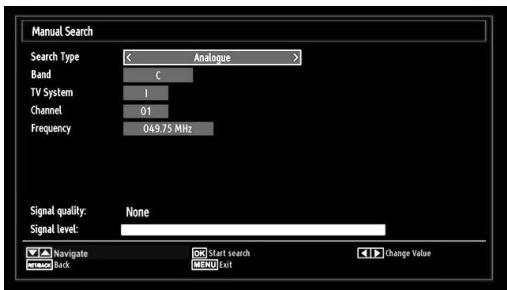 SHARP LC-24LE510E - Digital Aerial Manual Search - 3
