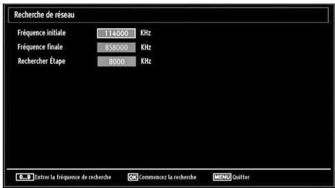 SHARP LC-24LE510E - Recherche des chaînes réseau - 2