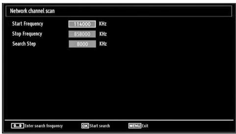 SHARP LC-24LE510E - Network Channel Scan - 2