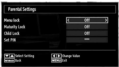 SHARP LC-24LE510E - Parental Control - 2