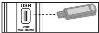 SHARP LC-24LE510E - Anschluss einer USB-Festplatte - 1