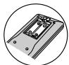 SHARP DV-S1U(C) - MISE EN PLACE DES PILES - 2