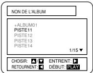 SHARP DV-S1U(C) - LECTURE D'UN DISQUE MP3 A PARTIR DE LA PLAGE DESIREE - 1