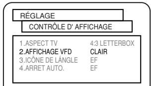 SHARP DV-S1U(C) - AFFICHAGE DU VFO (PANEL DISPLAY) - 1