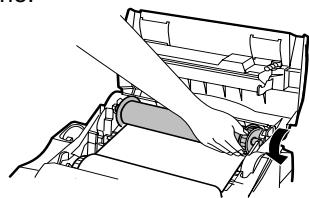SHARP FO-1530 - Chargement du ruban thermique - 8