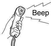 SHARP FO-1530 - Attendez la connexion. En fonction du réglage de l'appareil destinataire, vous entendrez soit une tonalité de réception télécopie, soit votre correspondant qui vous adresse la parole. - 1