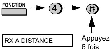 SHARP FO-1530 - Désactivation de la détection du code à distance Tel./Fax - 1
