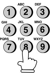 SHARP FO-1530 - Appuyez sur 1 pour ajouter un numéro à la liste de filtrage ou sur 2 pour supprimer un numéro de cette liste. - 3