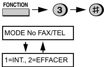 SHARP FO-1530 - Suppression de numéros de numérotation abrégée - 1