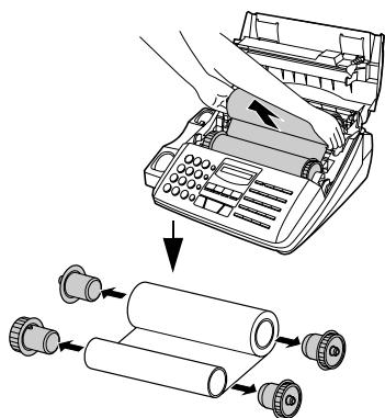 SHARP FO-1530 - Chargement du ruban thermique - 2