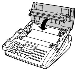 SHARP FO-1530 - Chargement du ruban thermique - 9