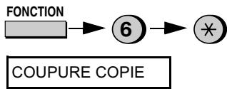 SHARP FO-1530 - Coupure de copie - 1