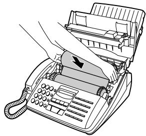 SHARP FO-1530 - Dégagement du papier d'impression coincé - 4