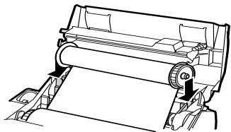 SHARP FO-1530 - Chargement du ruban thermique - 7
