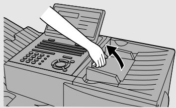 SHARP FO-4470 - Open the operation panel. - 1