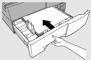SHARP FO-4470 - Replace the paper cassette. - 1