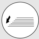 SHARP FO-4470 - Place the document face down and push it gently into the document feeder. The top edge of the document should enter the machine first. - 2