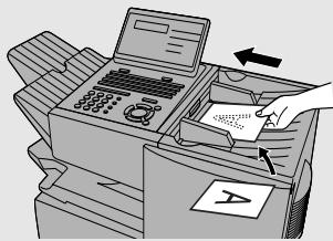 SHARP FO-4470 - Load the document(s). (Note: If desired, you can load the document after dialing in Step 3, below.) - 1