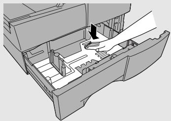SHARP FO-4470 - Push the pressure plate down until it locks into position. - 1