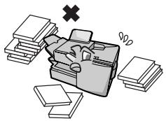 SHARP FO-4470 - Points to keep in mind when setting up - 4