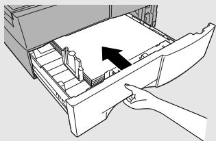 SHARP FO-DC500 - Replace the paper cassette. - 1