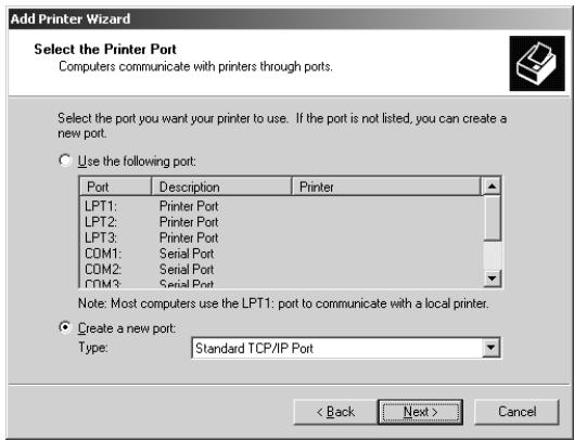 SHARP FO-DC500 - Client-server network: Installing the printer driver in the server - 2