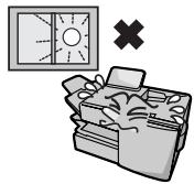 SHARP FO-DC500 - Points to keep in mind when setting up - 1