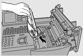SHARP FO-DC500 - If you are replacing the toner cartridge, remove the old cartridge and dispose of it according to local regulations. - 3