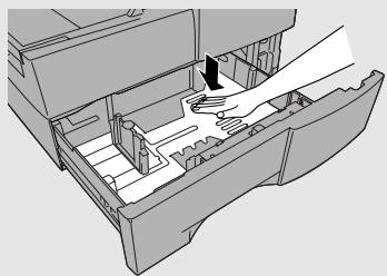 SHARP FO-DC500 - Loading paper in the paper cassette (if installed) - 2