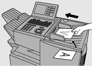 SHARP FO-DC500 - Load the document(s). (Note: If desired, you can load the document after dialing in Step 3, below.) - 1