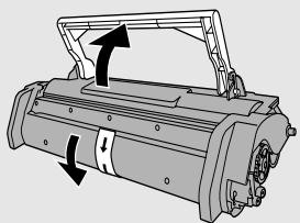 SHARP FO-DC500 - If you are replacing the toner cartridge, remove the old cartridge and dispose of it according to local regulations. - 5