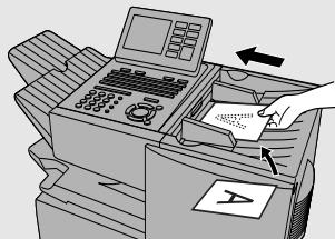 SHARP FO-DC500 - SEND READY will appear in the display. - 1
