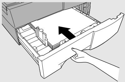 SHARP FO-DC500 - Loading paper in the paper cassette (if installed) - 5
