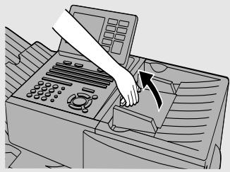 SHARP FO-DC500 - Open the operation panel. - 1