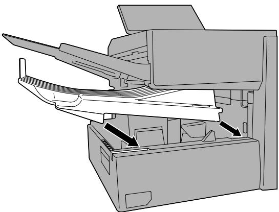 SHARP FO-DC500 - Attaching the received document tray - 1