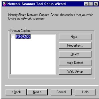 SHARP FO-DC500 - Setting up Network Scanner Tool - 4