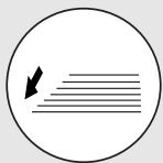 SHARP FO-DC500 - Place the document face down and push it gently into the document feeder. The top edge of the document should enter the machine first. - 2