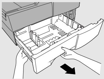 SHARP FO-DC500 - Loading paper in the paper cassette (if installed) - 1