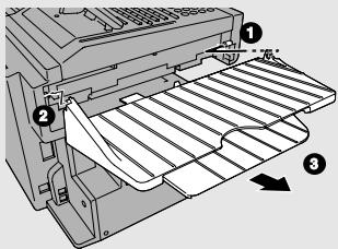 SHARP FO-DC500 - Replace the ADF exit tray. - 1