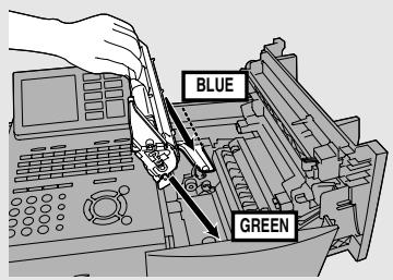 SHARP FO-DC500 - If you are replacing the toner cartridge, remove the old cartridge and dispose of it according to local regulations. - 4